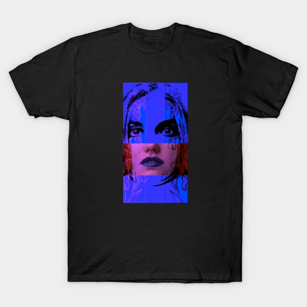 collage design with face T-Shirt by Handan